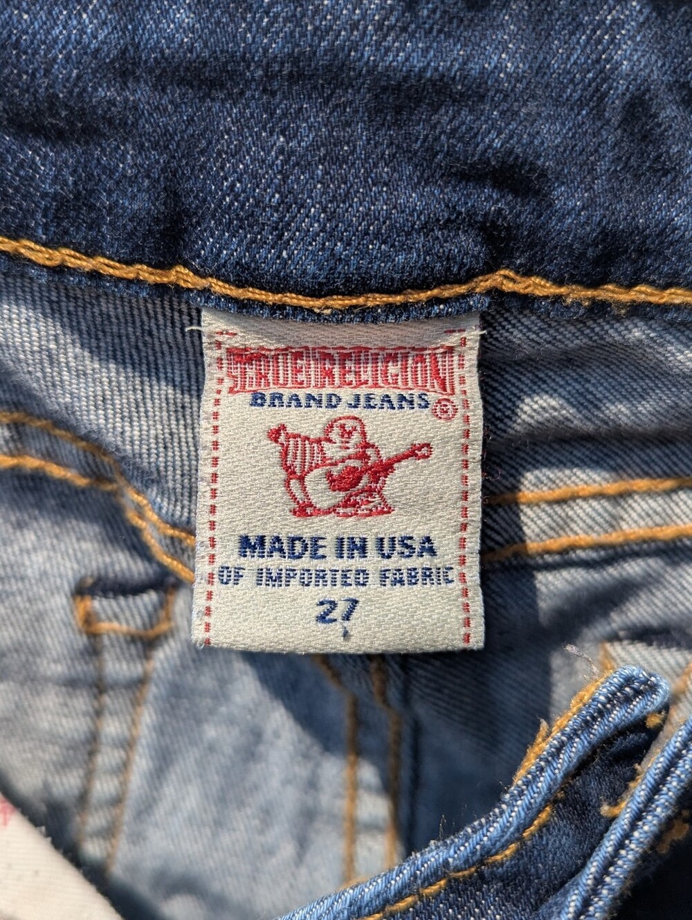Y2K True Religion Trisha Bootcut Jeans Low Rise Horseshoe Pocket Indie Sleaze - Picture 7 of 17